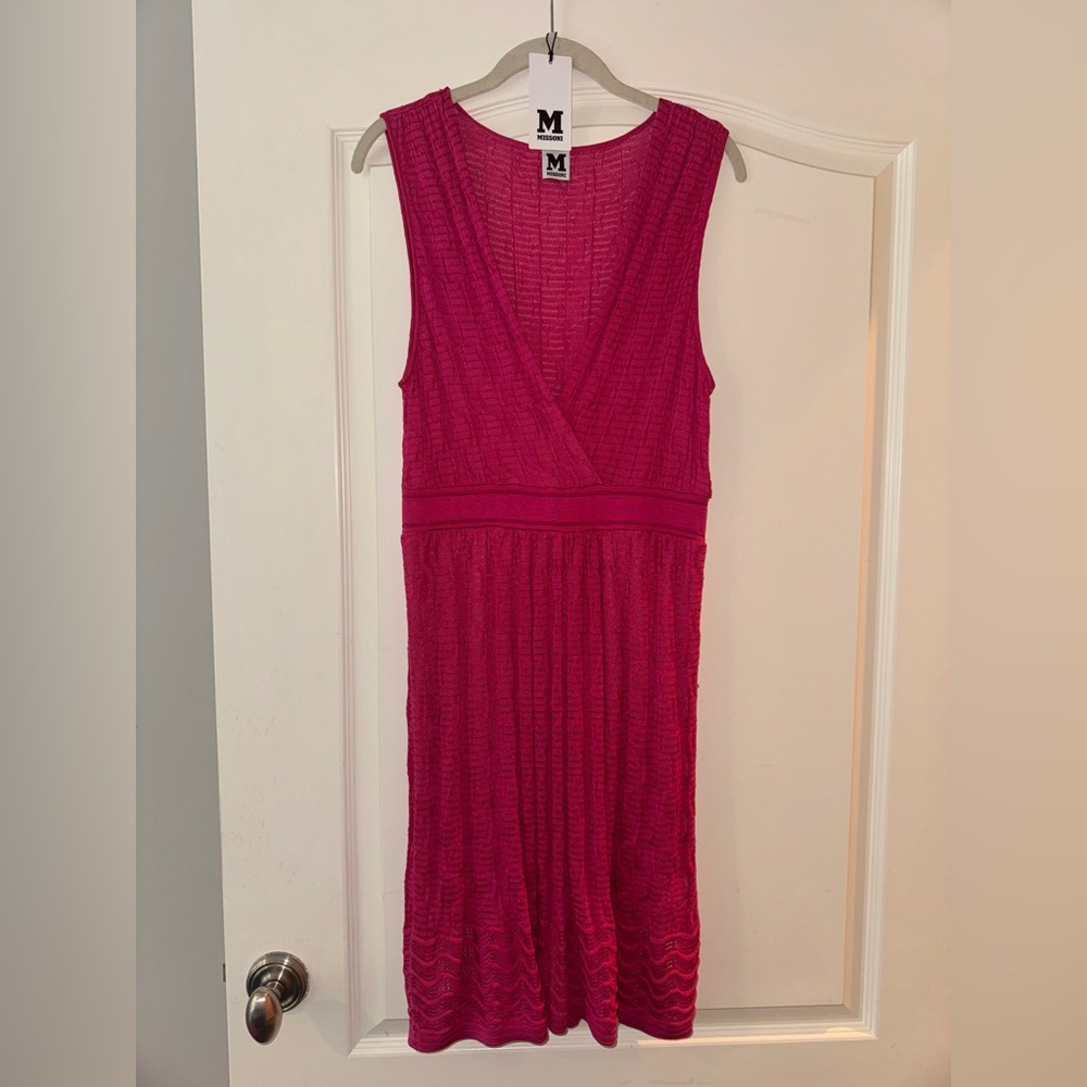 Missoni Vibrant Pink Knit Dress